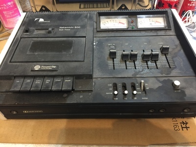 NAKAMICHI 500 ジャンクオーディオ(Before)