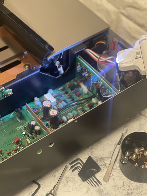 VICTOR XLーZ999 ビクターCDプレーヤーメンテナンス。